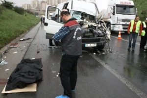Feci kaza sonu oldu