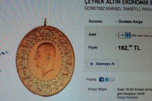 &Ccedil;eyrek internette 180 liradan satılıyor