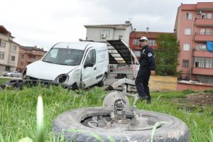 Bursa'da akıl almaz kaza