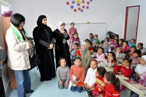 BM heyeti Suriyeli m&uuml;ltecileri ziyaret etti