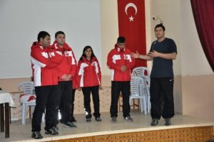 &Ouml;ğrencilere afet eğitimi