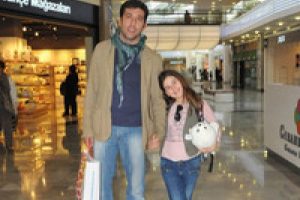 Baba-kız keyif yaptı