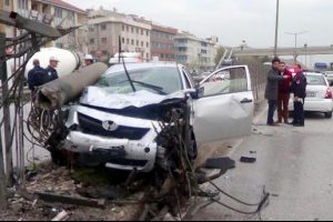 Ankara'da feci kaza