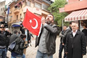 İzmit'te protestoyla karşılandılar