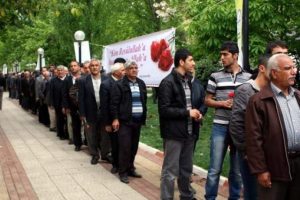 Adıyaman'da Sakal-I Şerif kuyruğu