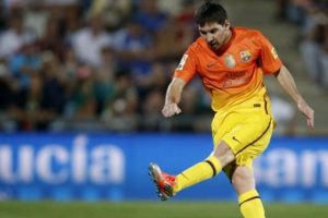 Bar&ccedil;a'da Messi sevinci