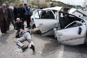 Kaza sonrası can pazarı