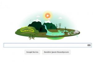 Google'dan 22 Nisan D&uuml;nya G&uuml;n&uuml; doodle'ı
