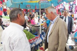 Başkan Keskin'in pazar mesaisi