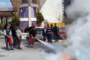 Milenyum memurlarına yangın eğitimi&rlm;