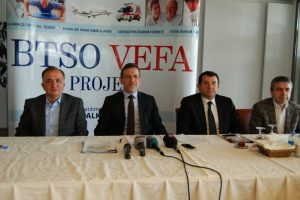 Bursa iş d&uuml;nyasının duayenlerine 'Vefa'