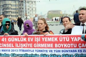 Kadına şiddete karşı cinsel ilişkiye girmeme &ccedil;ağrısı
