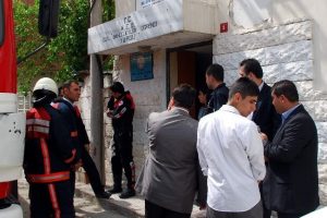 &Ouml;ğrenci yurdunda yangın