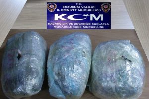 Erzurum'da esrar operasyonu