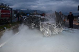 Trabzon'da trafik kazası: 3 yaralı