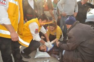 D&uuml;zce'de trafik kazası: 1 yaralı