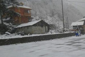 Rize'ye Nisan karı