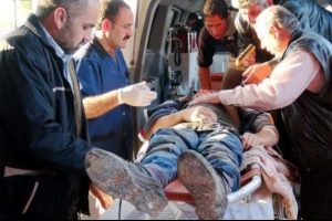 Yaralanan Suriyeliler Kilis'te