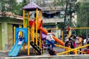 &Ccedil;ocuk parkında trafo
