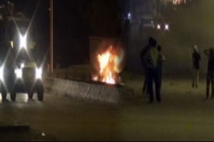 Cizre'de olaylı gece