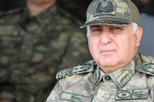 Org. &Ouml;zel'in babası son yolculuğuna uğurlanıyor