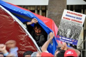 Taşerona karşı direniş &ccedil;adırı