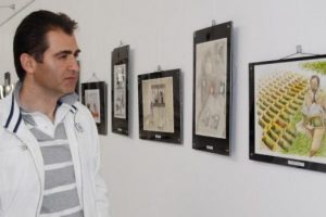 &Ouml;d&uuml;ll&uuml; karikat&uuml;rler Muğla'da