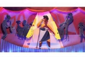 Ella Fitzgerald Google'dan Ella Fitzgerald Doodle'ı