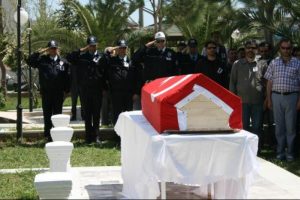 Kazada &ouml;len polis memuru toprağa verildi