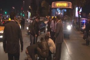 &Ouml;zel Halk Otob&uuml;s&uuml; yayaya &ccedil;arptı