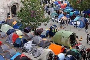 'Occupy London' &ccedil;adırında tecav&uuml;z iddiası