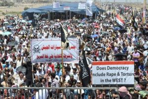 Irak'ta "Talepleri Yakma Cuması"
