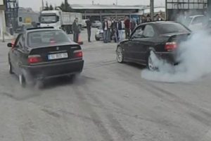 Asfaltı b&ouml;yle ağlatılar