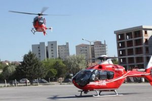 Umut i&ccedil;in hava ambulansları seferber oldu