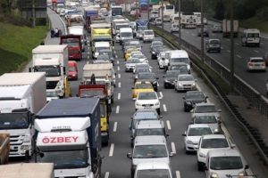 TEM'de trafik &ccedil;ilesi başlıyor