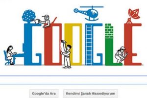 Google'ın 1 Mayıs'a &ouml;zel logosu