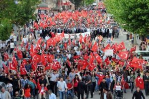 Tokat'ta 3 Mayıs T&uuml;rk&ccedil;&uuml;l&uuml;k y&uuml;r&uuml;y&uuml;ş&uuml;