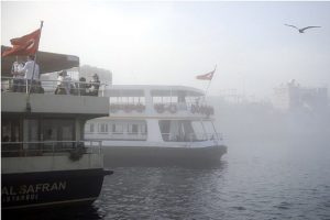 İstanbul Boğazı'nda yoğun sis