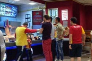 Şampiyonlar hamburgercide