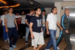 Bursasporlu futbolculardan Yazıcı'ya ziyaret