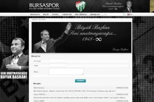 'B&uuml;y&uuml;k başkan seni unutmayacağız'