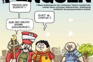 Taksim yasağı Penguen'in kapağında