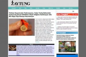 Zaytung'un haberine b&uuml;y&uuml;k tepki