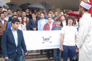 IMF'nin cenaze namazını kıldılar
