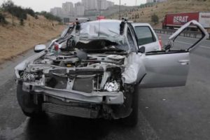 TEM'de cip TIR'a &ccedil;arptı: 1 &ouml;l&uuml;