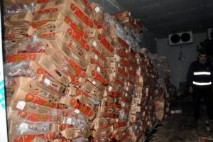 12 ton tavuk eti imha edildi