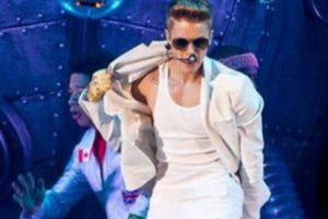 Justin Bieber'in  ruhu bile duymadı