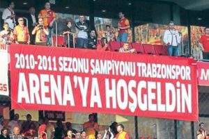 "Şampiyon Trabzonspor Arena'ya hoşgeldin"