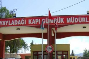 Sınır kapısında 25 kilogram patlayıcı