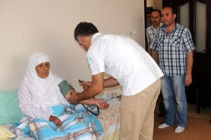 Yaralılarda evde sağlık hizmeti